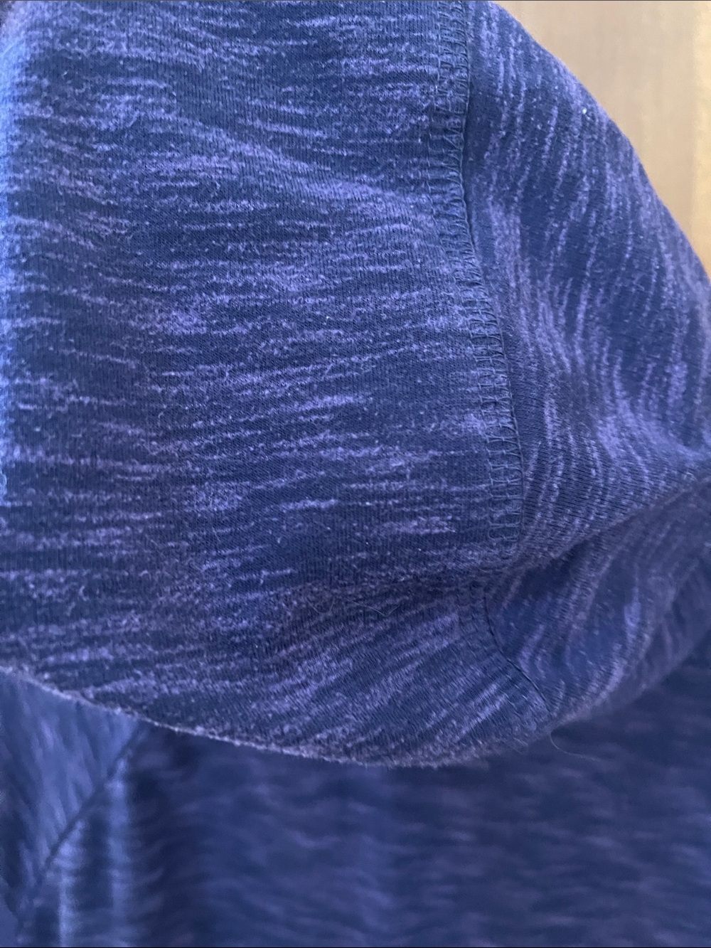 GreenTea Heathered Purple Women's Hooded Pullover - Picture 6 of 8
